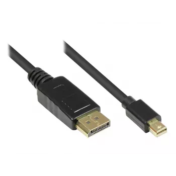 DisplayPort-kaapeli Alcasa DP-MDP1 1 m Mini DisplayPort musta