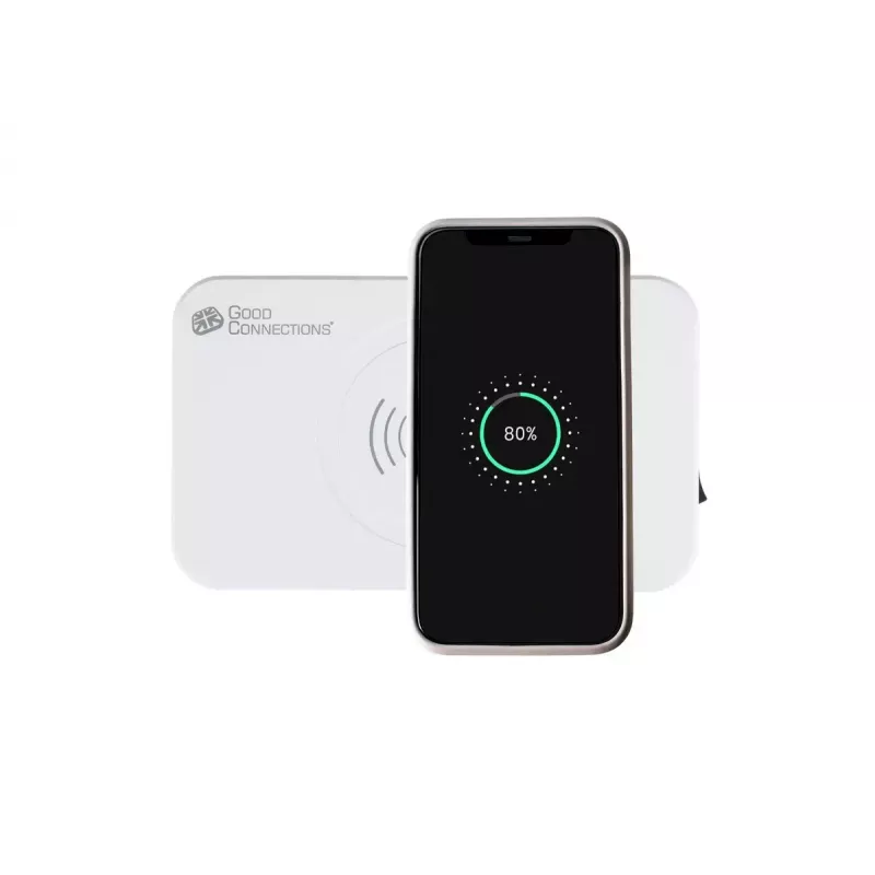Mobiililaturi Alcasa PCA-D005W Universal valkoinen AC langaton pikalataus