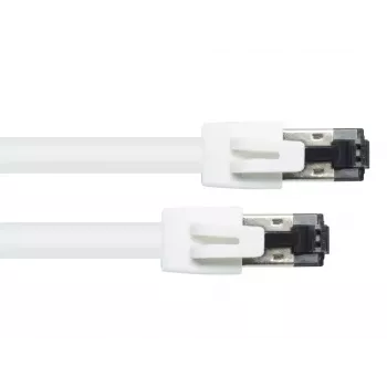 Alcasa 8080-050W valkoinen 5 m Cat8.1 S/FTP verkkokaapeli