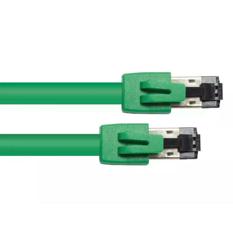 Verkkokaapeli Alcasa 8080-050G vihreä 5 m Cat8.1 S/FTP