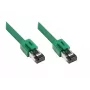 Verkkokaapeli Alcasa 8080-050G vihreä 5 m Cat8.1 S/FTP