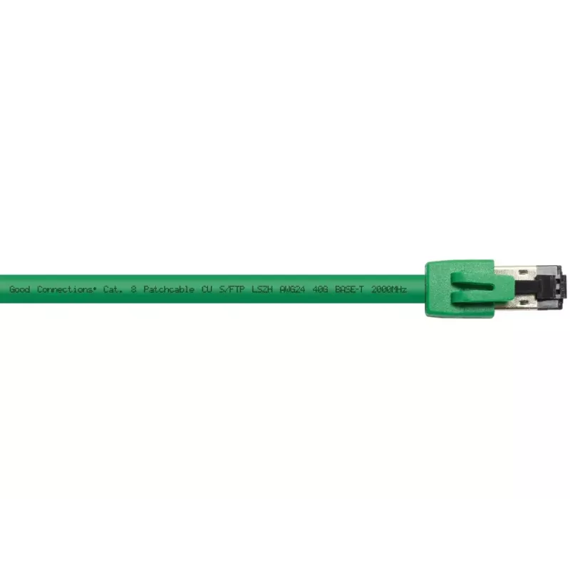 Verkkokaapeli Alcasa 8080-200G 20 m Cat8.1 S/FTP vihreä