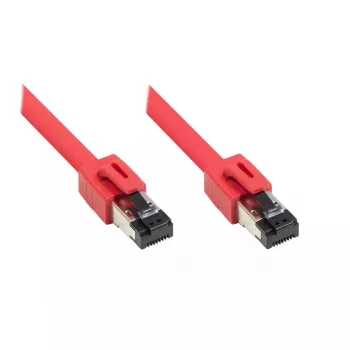 Verkkokaapeli Alcasa 8080-075R punainen 7,5 m Cat8.1 S/FTP