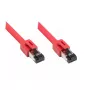 Verkkokaapeli Alcasa 8080-075R punainen 7,5 m Cat8.1 S/FTP