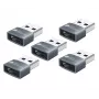 USB-sukupuolenmuunnin Alcasa USB-AD203-5 USB-A-USB-C harmaa