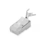 Digitus CAT 6A modulaariliitin pyöreälle kaapelille, suojattu, 100 kpl RJ-45 liitintä