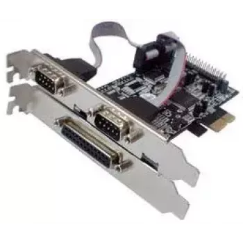 Sarja- ja rinnakkais-PCIe-kortti Longshine LCS-6322M