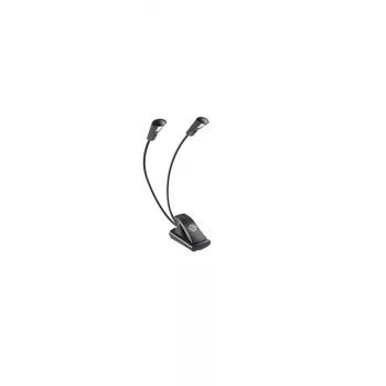 LED-nuottitelinevalo König & Meyer 12243 musta paristokäyttöinen