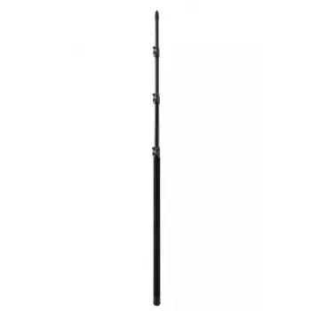 König & Meyer 23765 mikrofonipuomi, 3-osainen teleskooppi, alumiini, 1,0–3,22 m, musta