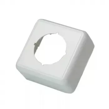 Outlet-kotelo Telegärtner 25.16.8555, asennuskotelo, 80×40×80 mm, valkoinen