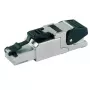 Telegärtner MFP8 T568 A Cat.6A RJ-45-liitin, musta/hopea