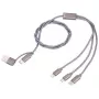 USB-C - USB-A latauskaapeli TROIKA CBL30/GY, 1 m, harmaa