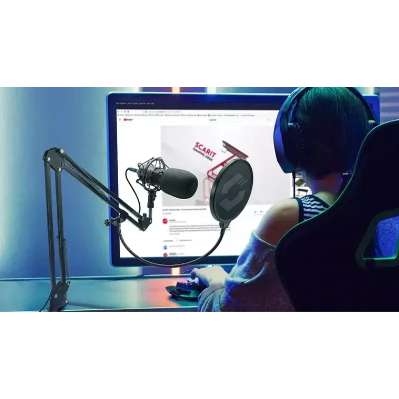 Studiomikrofoni SPEEDLINK Volity Ready musta
