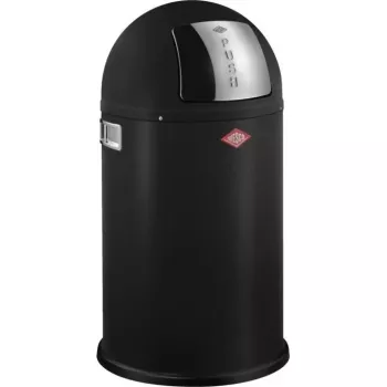 Jäteastia WESCO Pushboy Jr. 22 L mattamusta, Push-Open-kansi, kompakti keittiöjäteastia