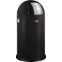 Jäteastia Wesco Pushboy 50 l, musta matta, poljiton painokansi