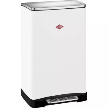 Jäteastia Wesco Big Double Boy valkoinen matta 112755 — 2 lokeroa