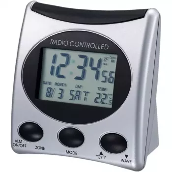 Digitaalinen herätyskello Technoline WT 221 hopea 12/24h LCD