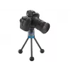 Jalusta Novoflex BasicPod Mini digitaali-/filmikameroille musta sininen