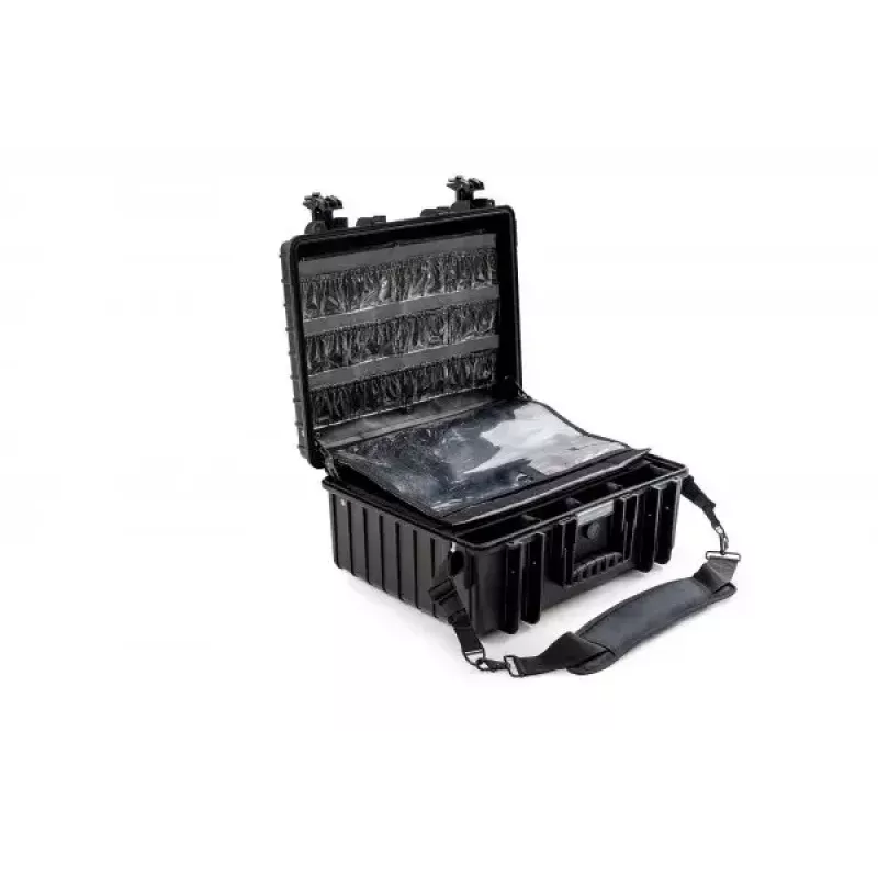 B&W Cases Type 6000 salkku musta polypropeeni 3,9 kg