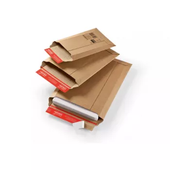 Colompac CP010.07 kartonkinen lähetyspussi (290 x 400 x 50 mm), ruskea, 20 kpl