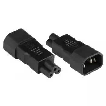 Verkkopistokesovitin C14 C5 Alcasa PA-1405S musta