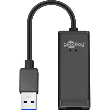 Goobay 39038 Ethernet-verkkokortti 1000 Mbit/s USB johdollinen
