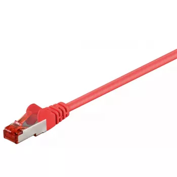Verkkokaapeli Goobay CAT 6 -verkkokaapeli RJ-45 Cat6 0,25 m punainen