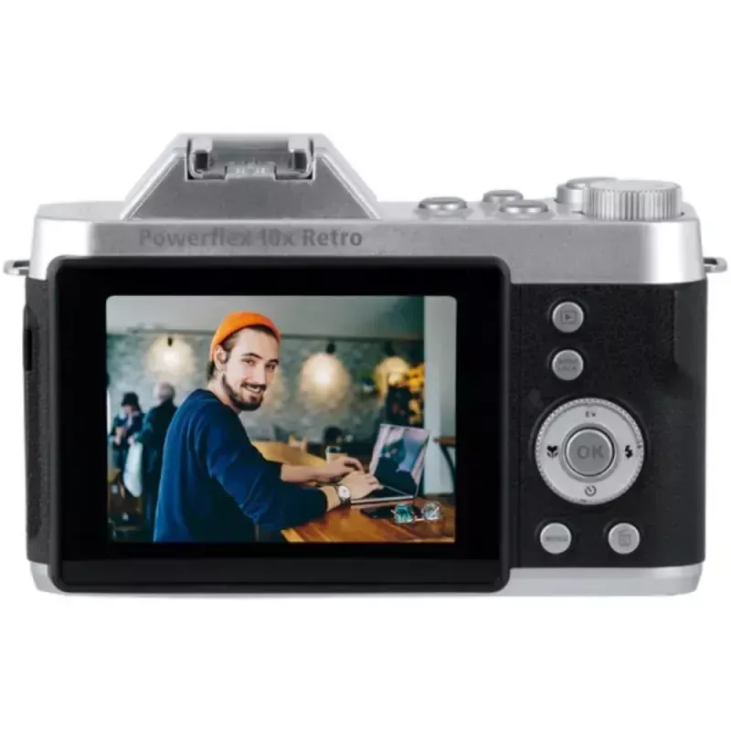 Kompakti digikamera Rollei Powerflex 10x Retro — 10x optinen zoom, 16 MP