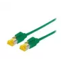 Verkkokaapeli Tecline 1 m Cat6a S/FTP vihreä