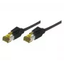 EXC patch RJ45 S/FTP CAT 7 LSOH Snagless musta 20m verkkokaapeli