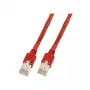 Verkkokaapeli EFB Elektronik K8703.1 RJ-45 Cat5e 1 m punainen