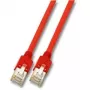Verkkokaapeli EFB Elektronik RJ45 (X) S/FTP Cat5e punainen 3 m