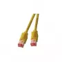 Verkkokaapeli EFB Elektronik RJ45 S/FTP Cat6a 10 m keltainen