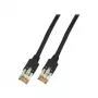 Verkkokaapeli EFB Elektronik K8072.2 RJ-45 Cat5e 2 m musta