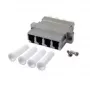 EFB-Elektronik 53353.1 LC Quad single-mode-kuituliitin, metallikotelo