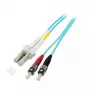Kuituvalokaapeli EFB Elektronik O0313.0,5 0,5 m LC ST turkoosi