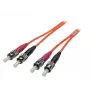 EFB Elektronik O6023.7,5 Duplex ST-ST OM1 kuitu-patch-kaapeli, 7,5 m, oranssi