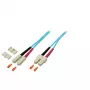 Valokuitukaapeli EFB Elektronik O7413.2 2 m SC turkoosi