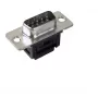 Jatkoliitin D-Sub EFB Elektronik 29062.1, musta-metallinen