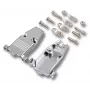 EFB Elektronik E-GP09G täysmetallinen D-Sub-suojakuori vedonpoistolla, 9-napainen, hopea