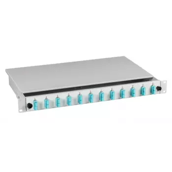 EFB Elektronik B71203.12OM3 kuidunjatkolaatikko, SC 50/125 µm OM3, 12 pigtailia/6 liitintä, ulosvedettävä