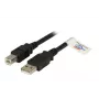 USB-kaapeli EFB Elektronik K5256SW.1,8 1,8 m USB A USB B musta