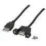 USB-kaapeli EFB Elektronik K5291SW.3V2 3 m USB A musta