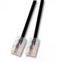 Verkkokaapeli EFB Elektronik RJ45 (8/4) – RJ45 (8/4) musta 3 m