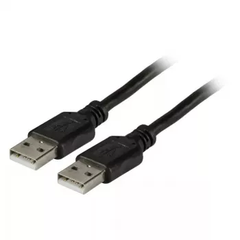 USB-kaapeli EFB Elektronik USB 2.0 A / A 3 m musta