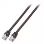 Verkkokaapeli EFB Elektronik S/FTP Cat.6 RJ45 musta 10 m