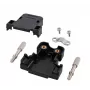 EFB Elektronik E-DH09 D-Sub-suojakuori, 9-napainen, musta