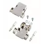 EFB Elektronik E-DH15 metalloitu D-Sub-suojakuori, 15-napainen, hopea