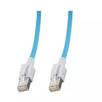 EFB Elektronik DCK1001BL.1,5 RJ45 LED-patch-kaapeli, Cat.6A S/FTP, 1,5 m, sininen