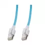 EFB Elektronik DCK1001BL.1,5 RJ45 LED-patch-kaapeli, Cat.6A S/FTP, 1,5 m, sininen